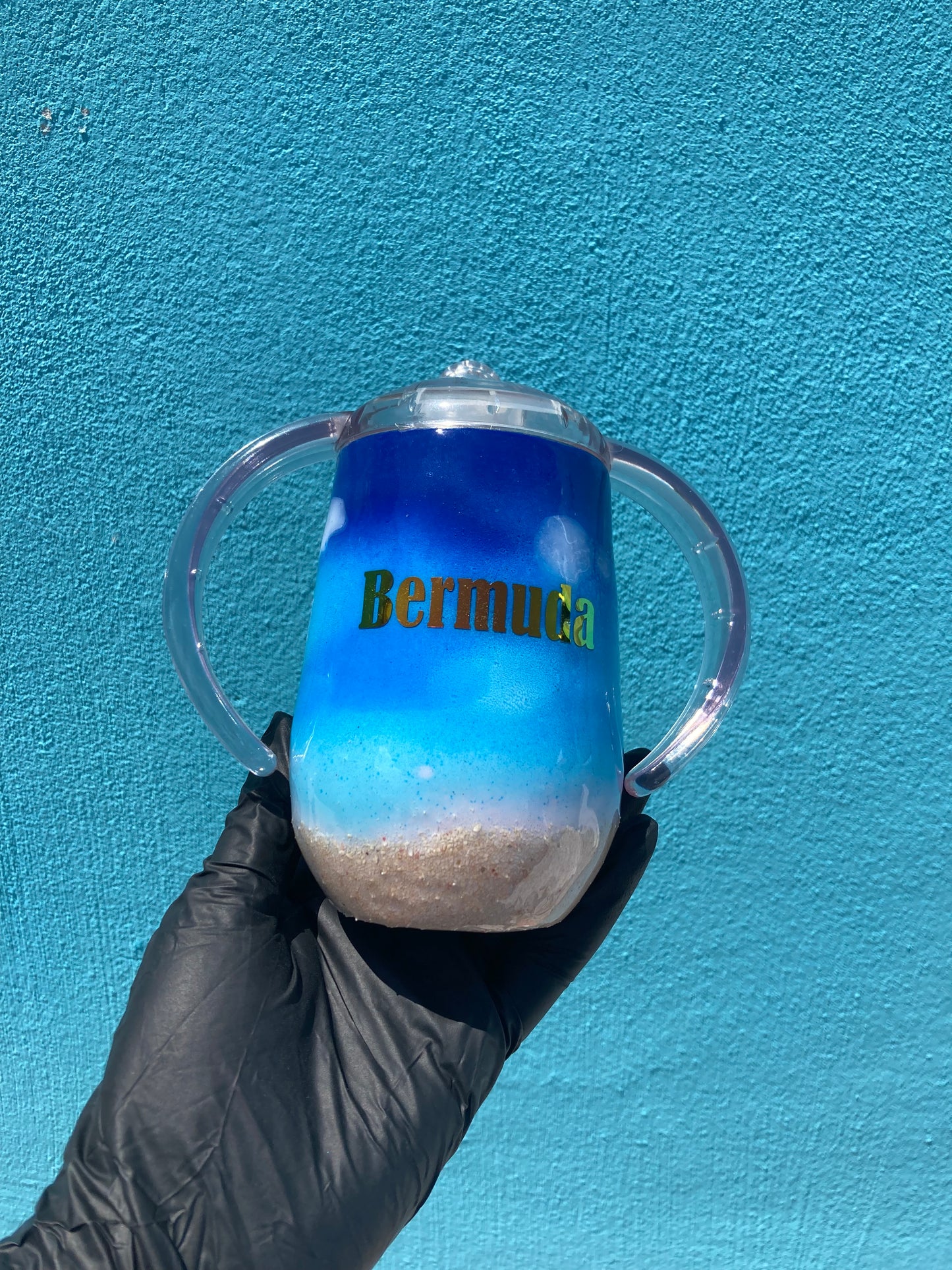 Beach Theme Sippy Tumbler - RTS