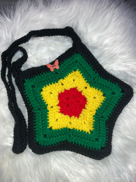 Crochet Star Purse ~ RTS