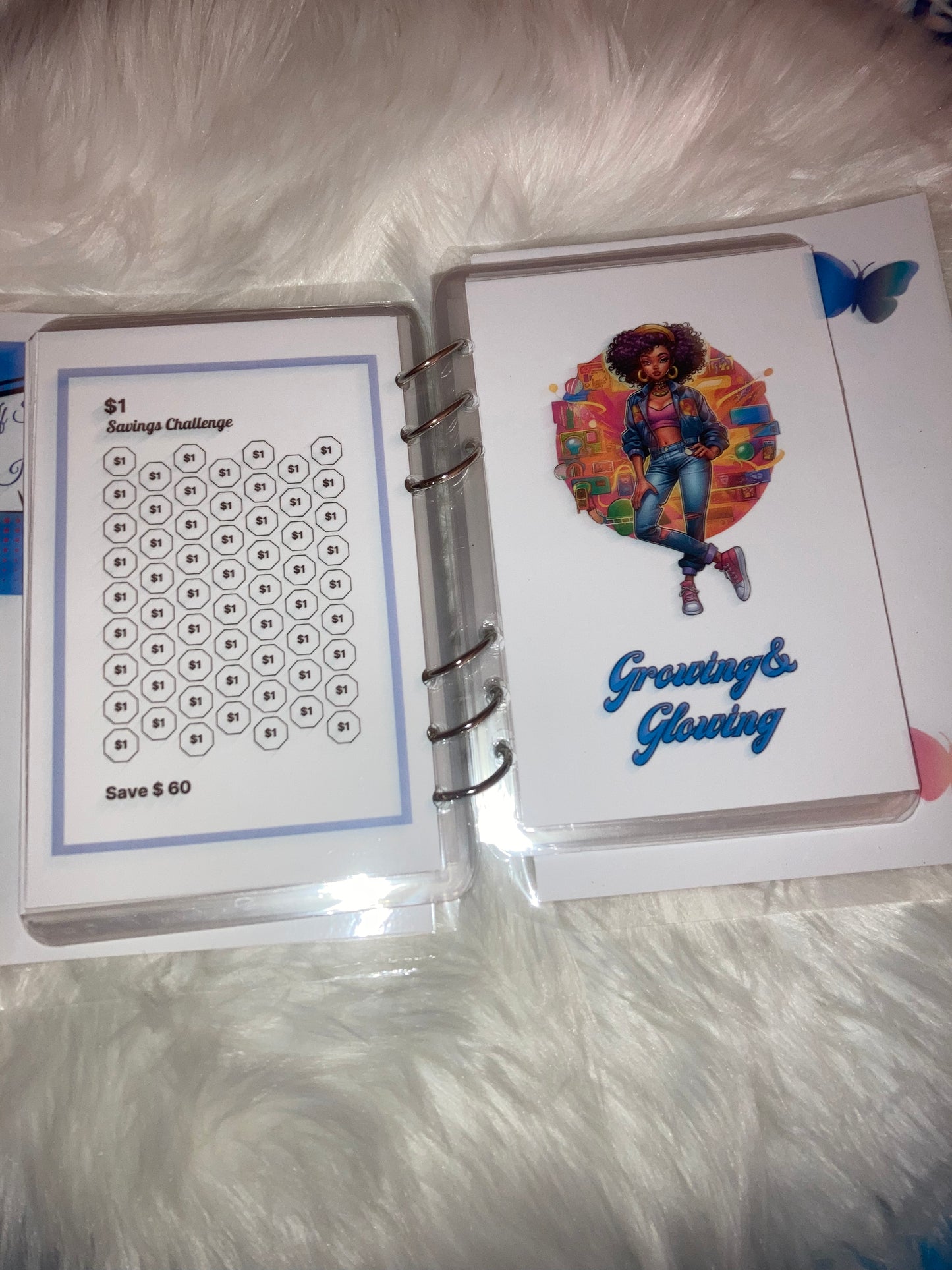 Stash & Glow Up Custom Budget / Savings Binders ~ MTO