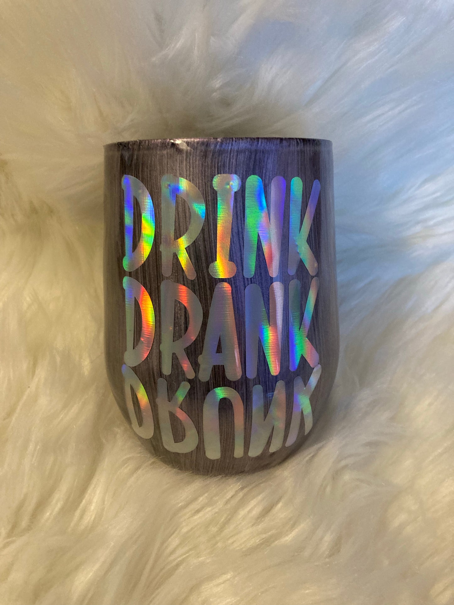 12oz Stainless Wine Tumbler - Made to Order