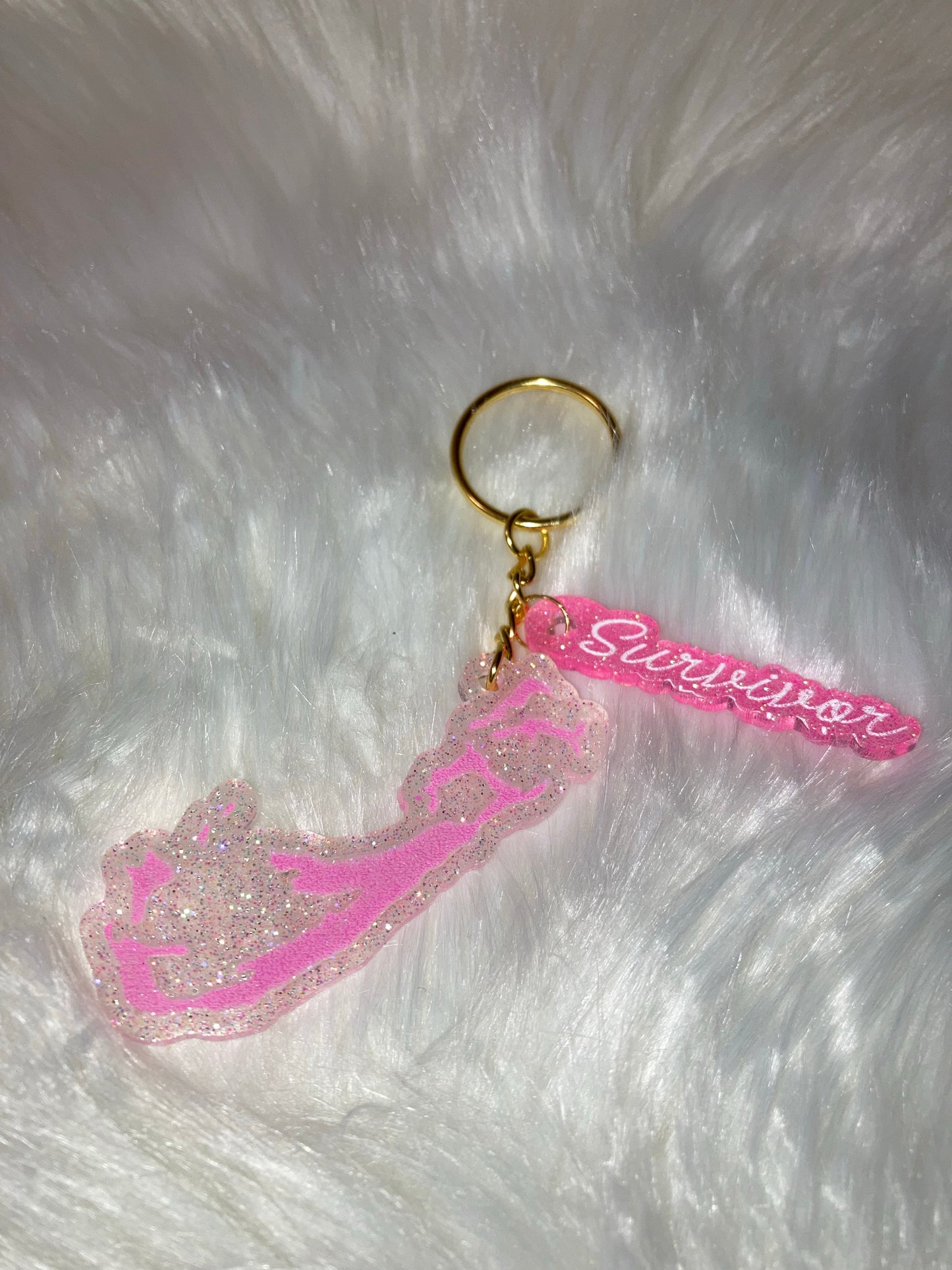 Bermuda Island Map Keychains