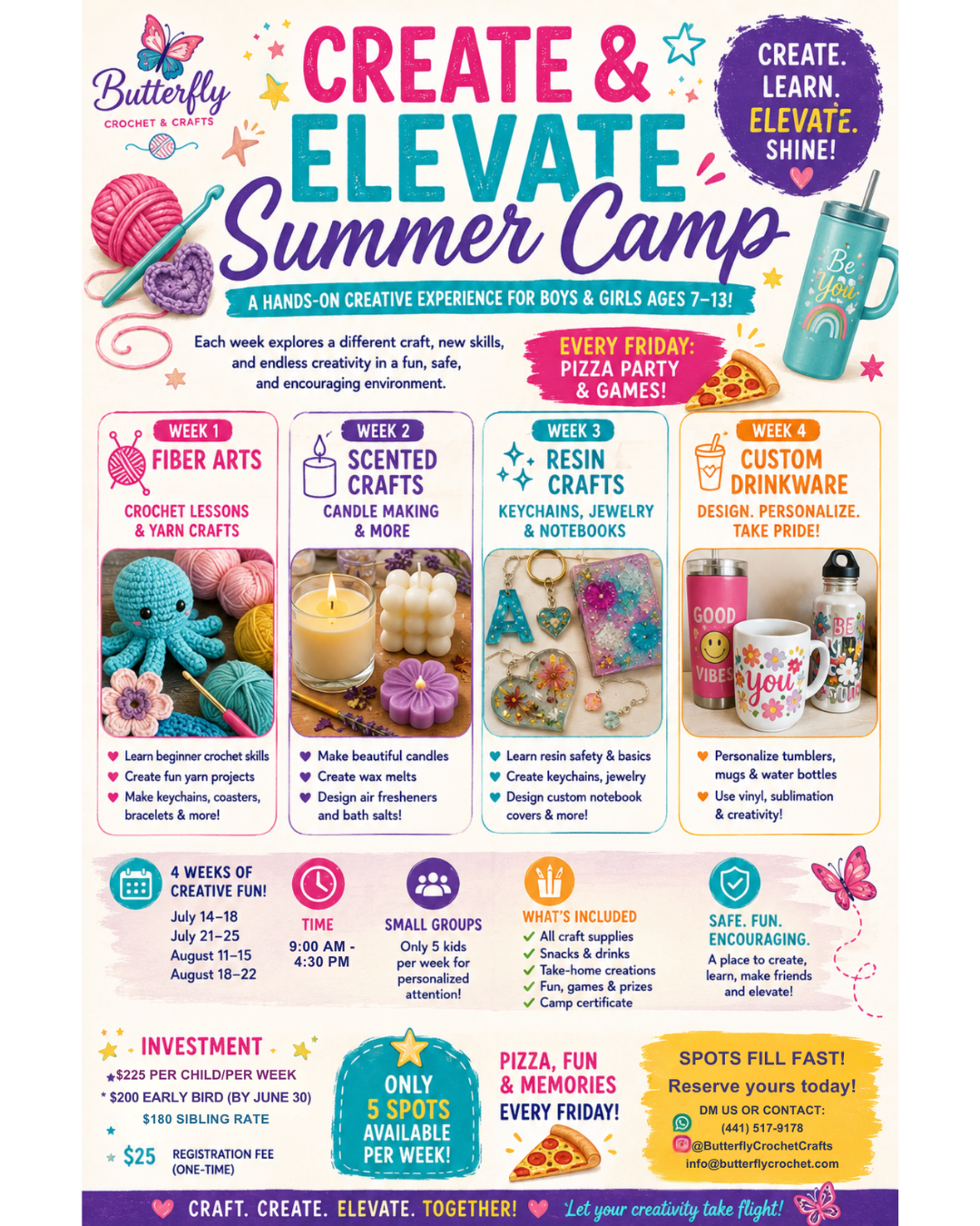 Create & Elevate Summer Camp ‘26 Registration
