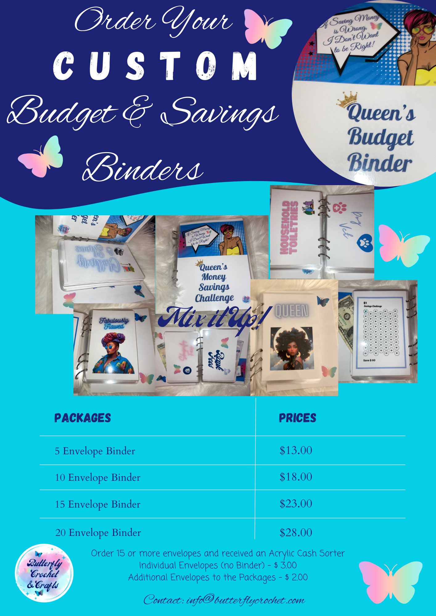 Budget / Savings Binders ~ MTO