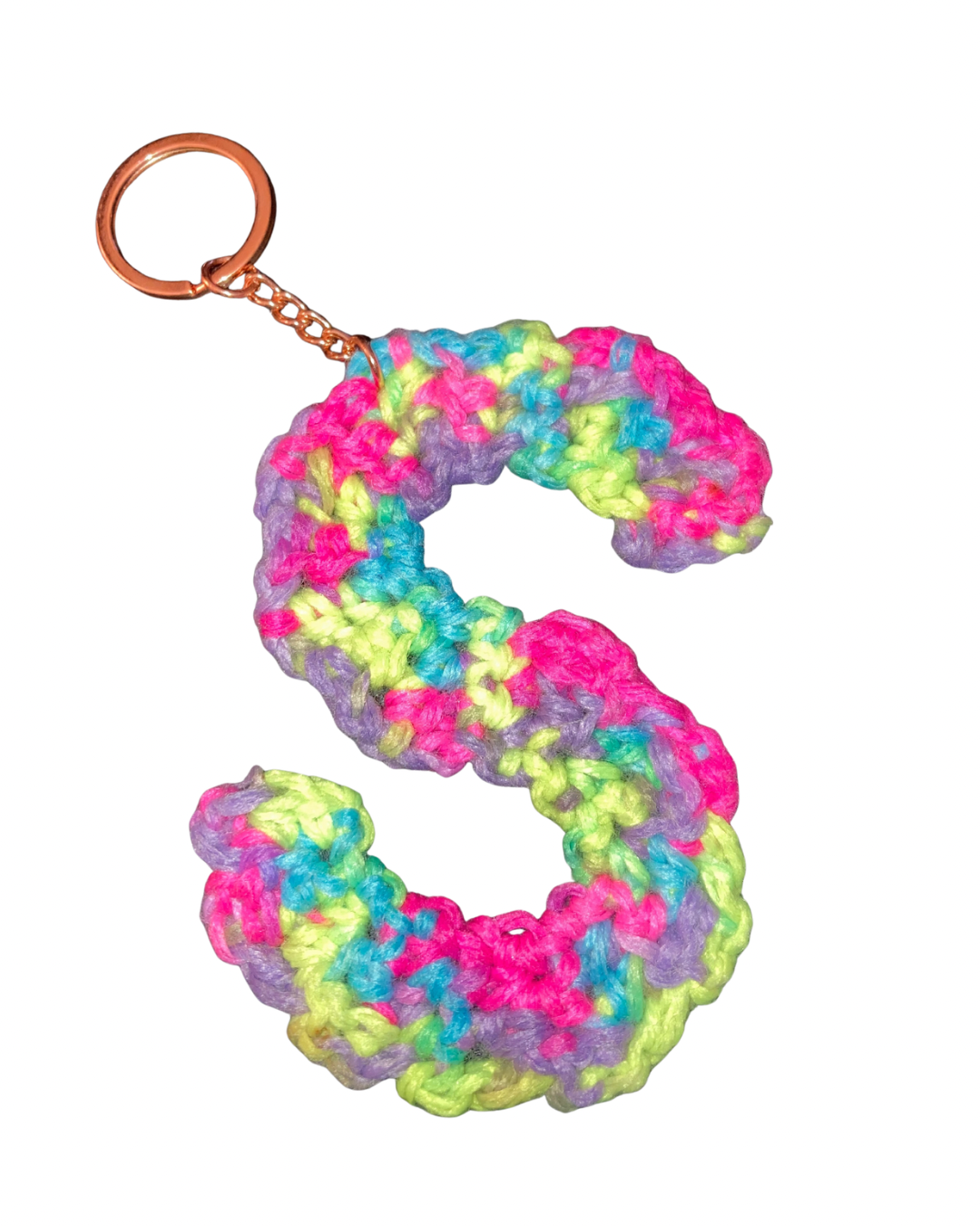 Stitched Alphabet Keychain/ Charm ~ RTS