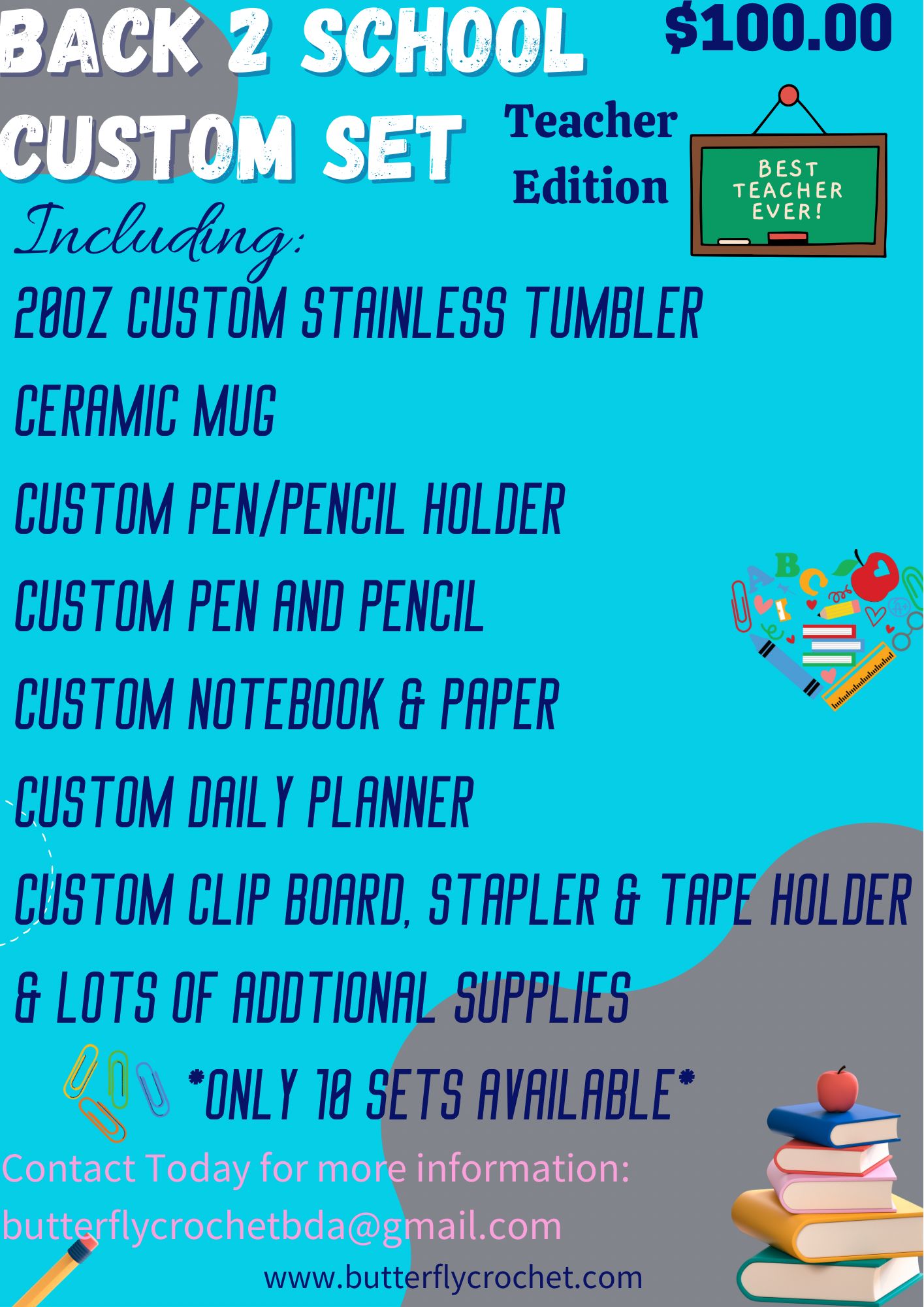 Teacher Edition ~ School Set ~ Made to Order