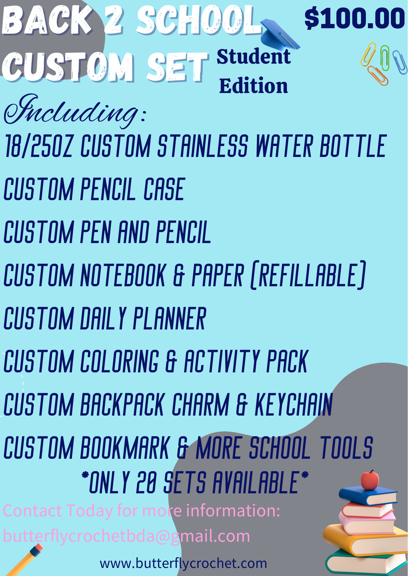Student Edition ~ School Set ~ Made to Order