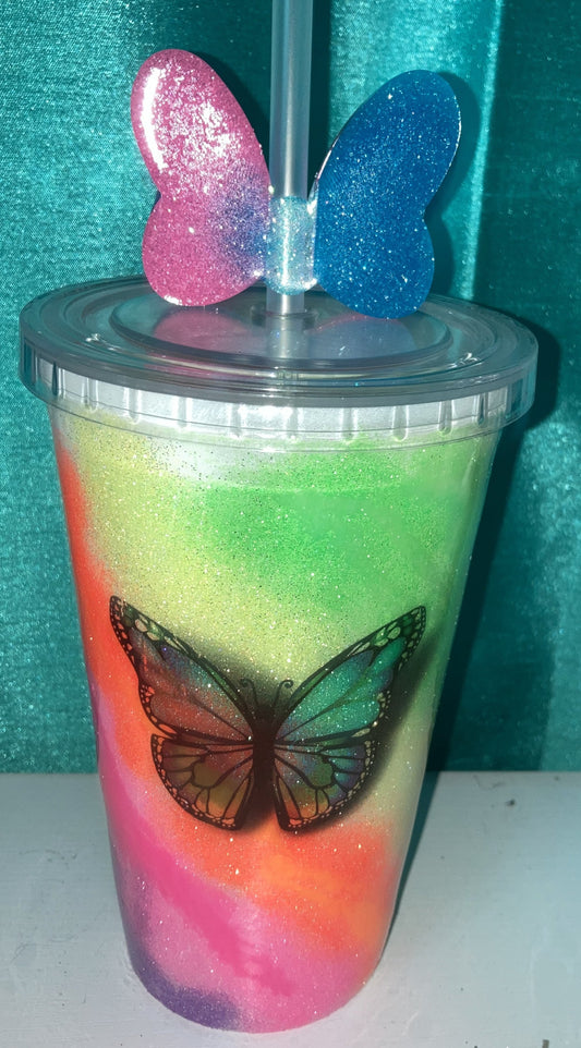 Rainbow Glow Tumbler ~ Made to Order