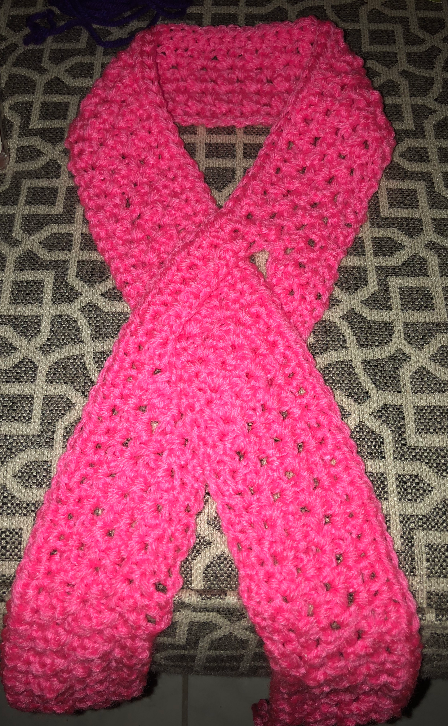 Breast Awareness Scarf ~ MTO