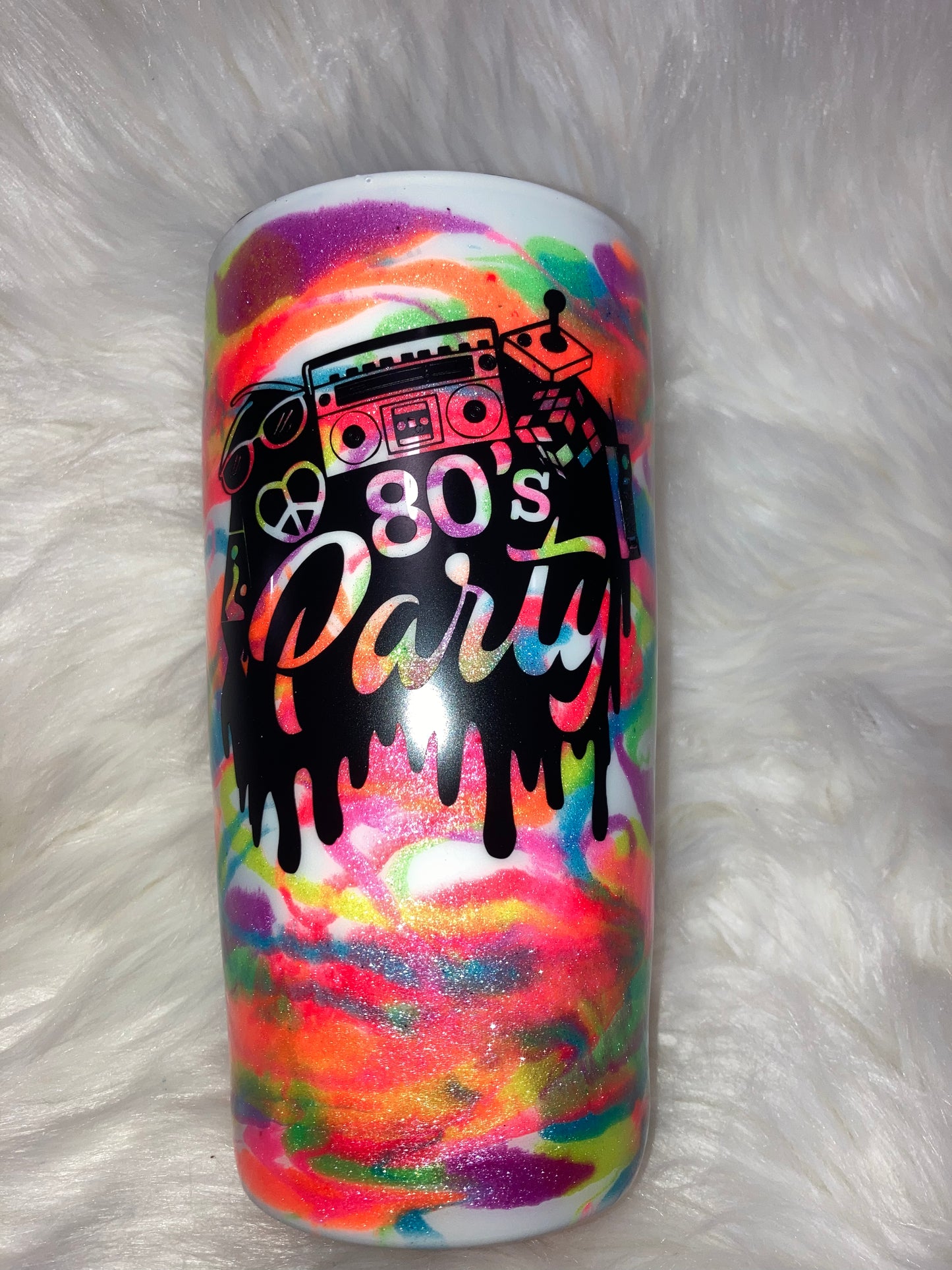 80s Party 20oz Tumbler ~ MTO