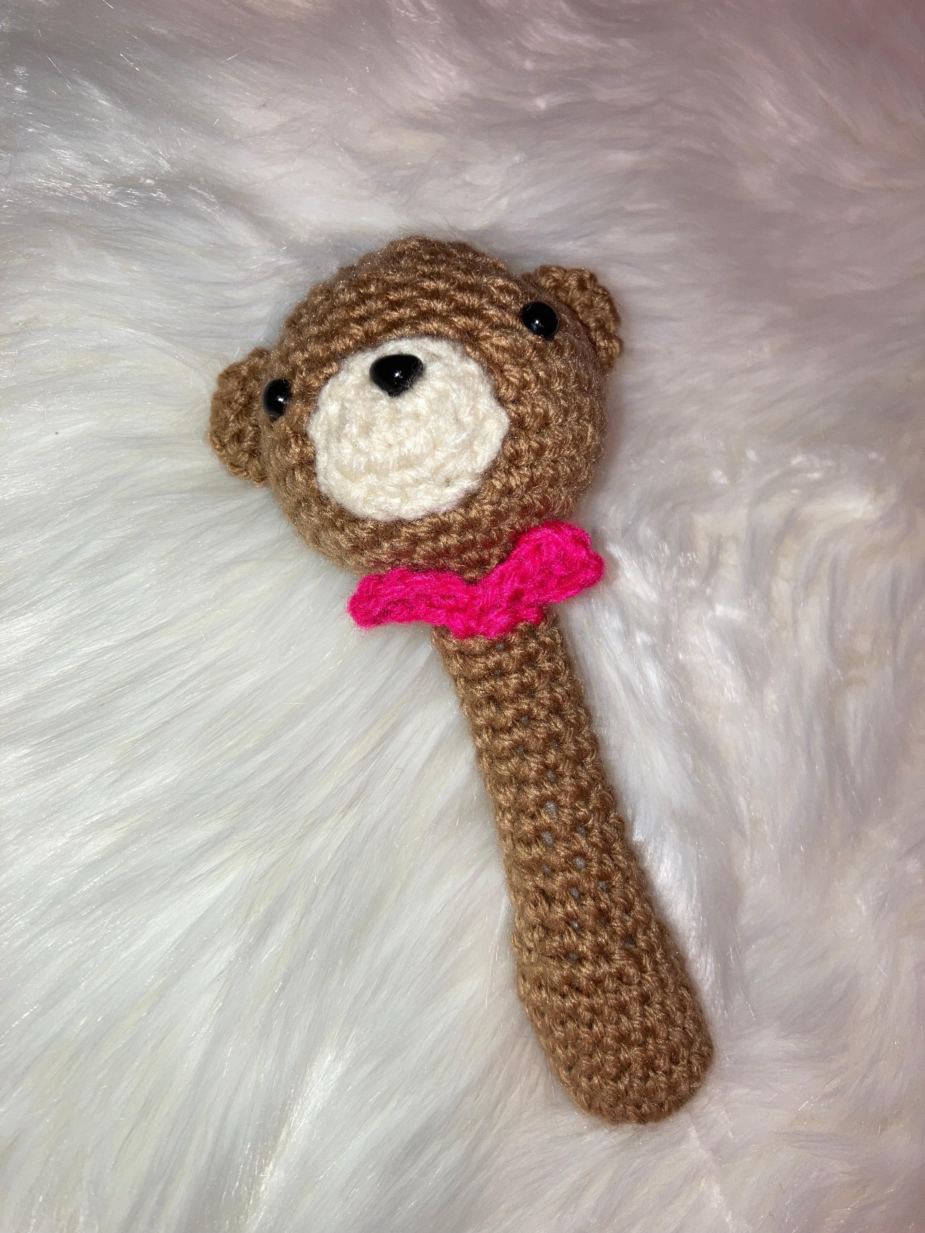 Teddy Bear Rattle ~ Made to Order