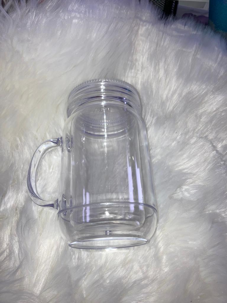 15oz Acrylic Mason Jar