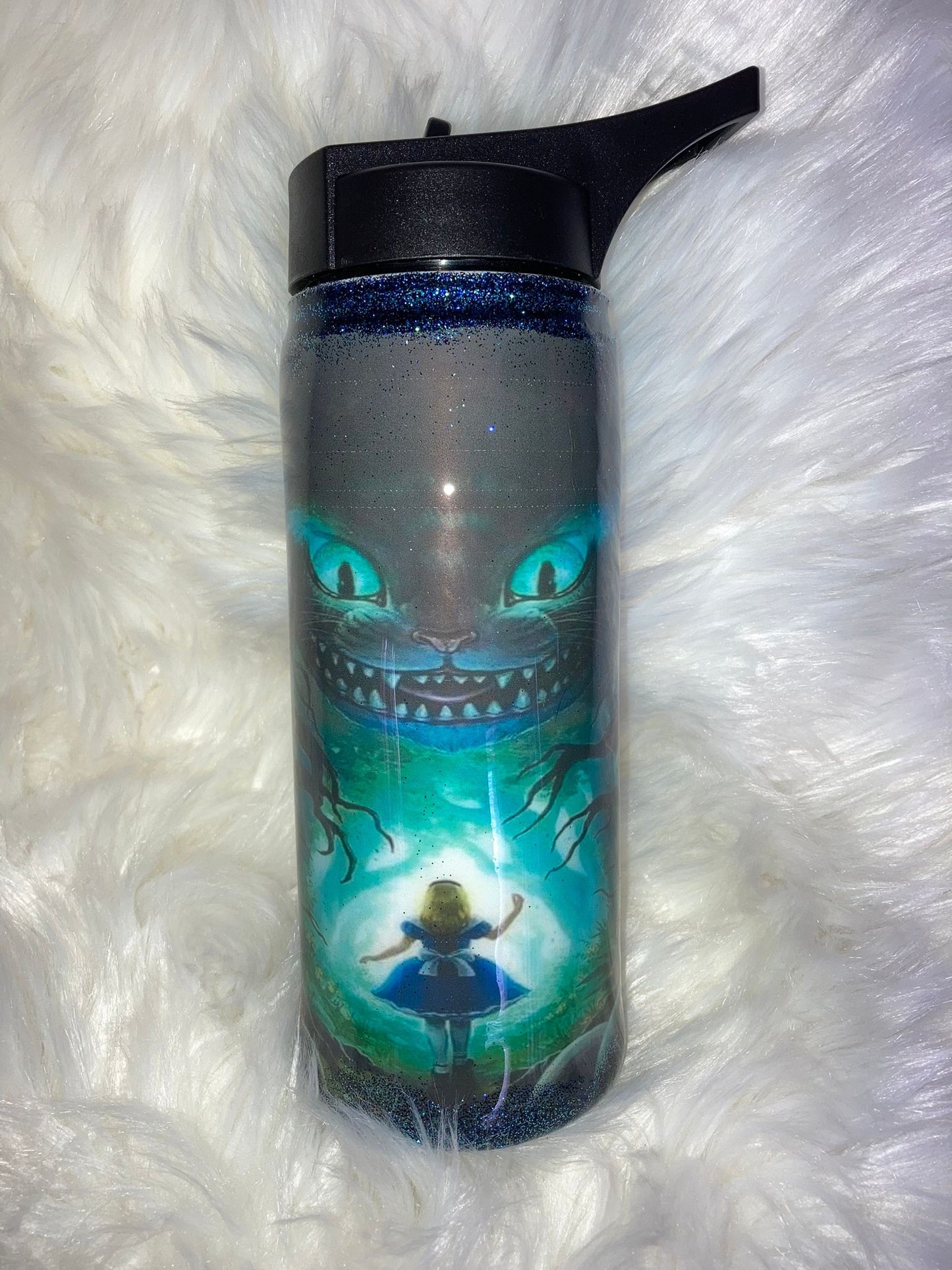 Wonderland Glow 18oz Water Bottle ~ MTO