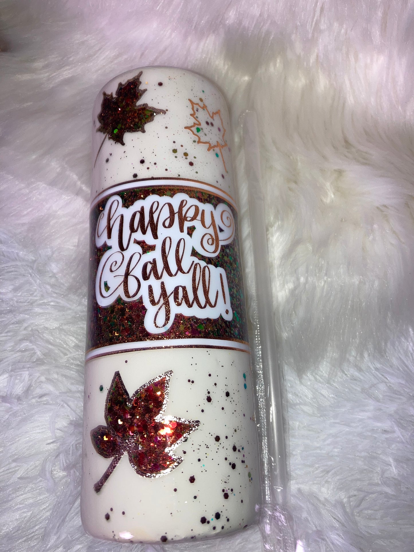 Happy Fall Tumbler ~ Ready to Ship