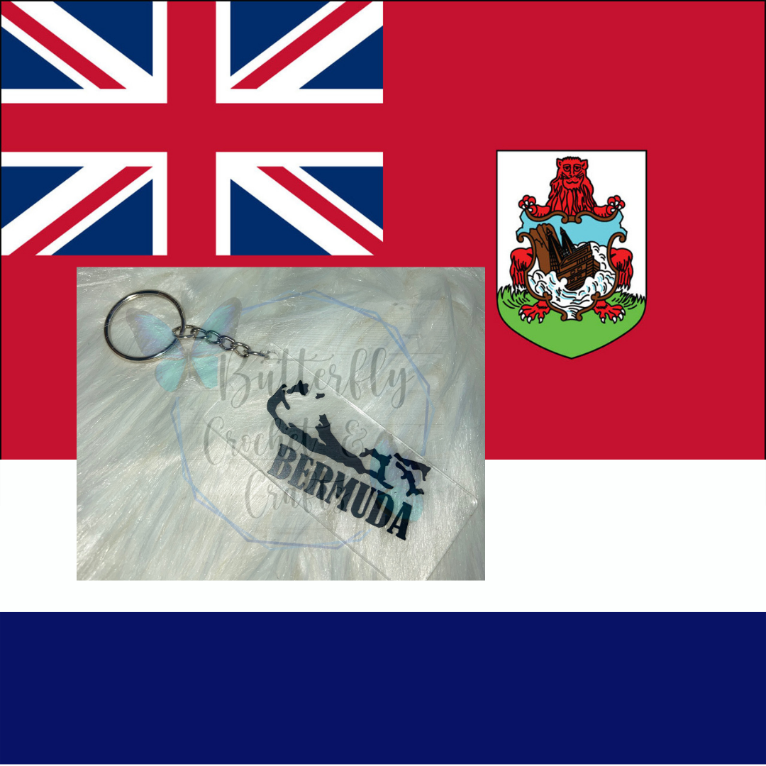 Bermuda/ Bermy Island Keychain