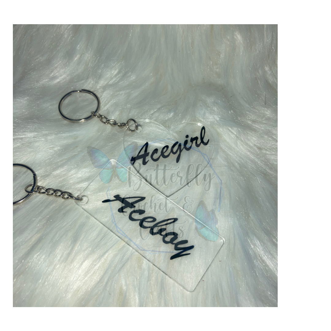 Aceboy / Acegirl Keychain ~ Made to Order