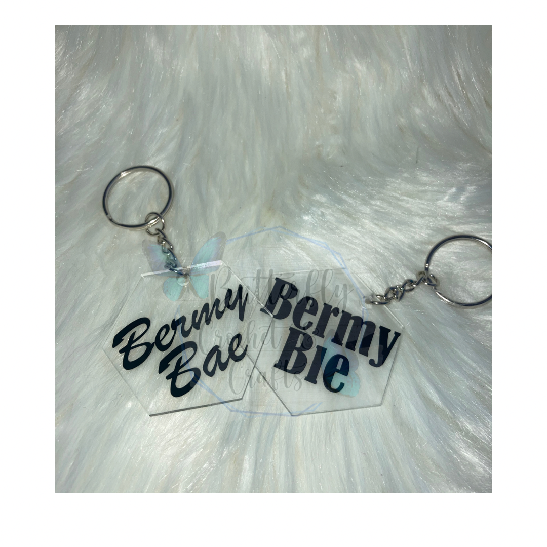 Bermy Bae or Bie Keychain ~ Made to Order