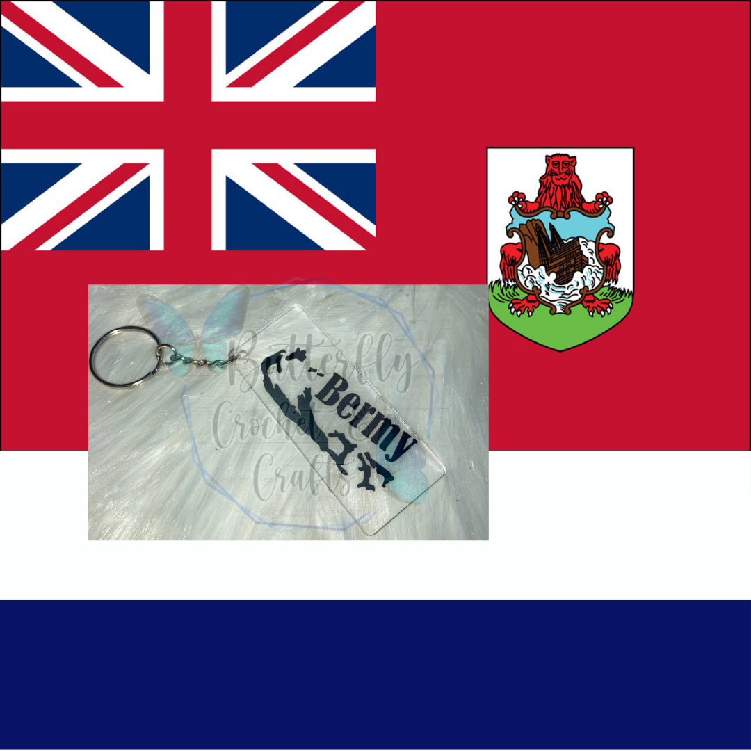 Bermuda/ Bermy Island Keychain