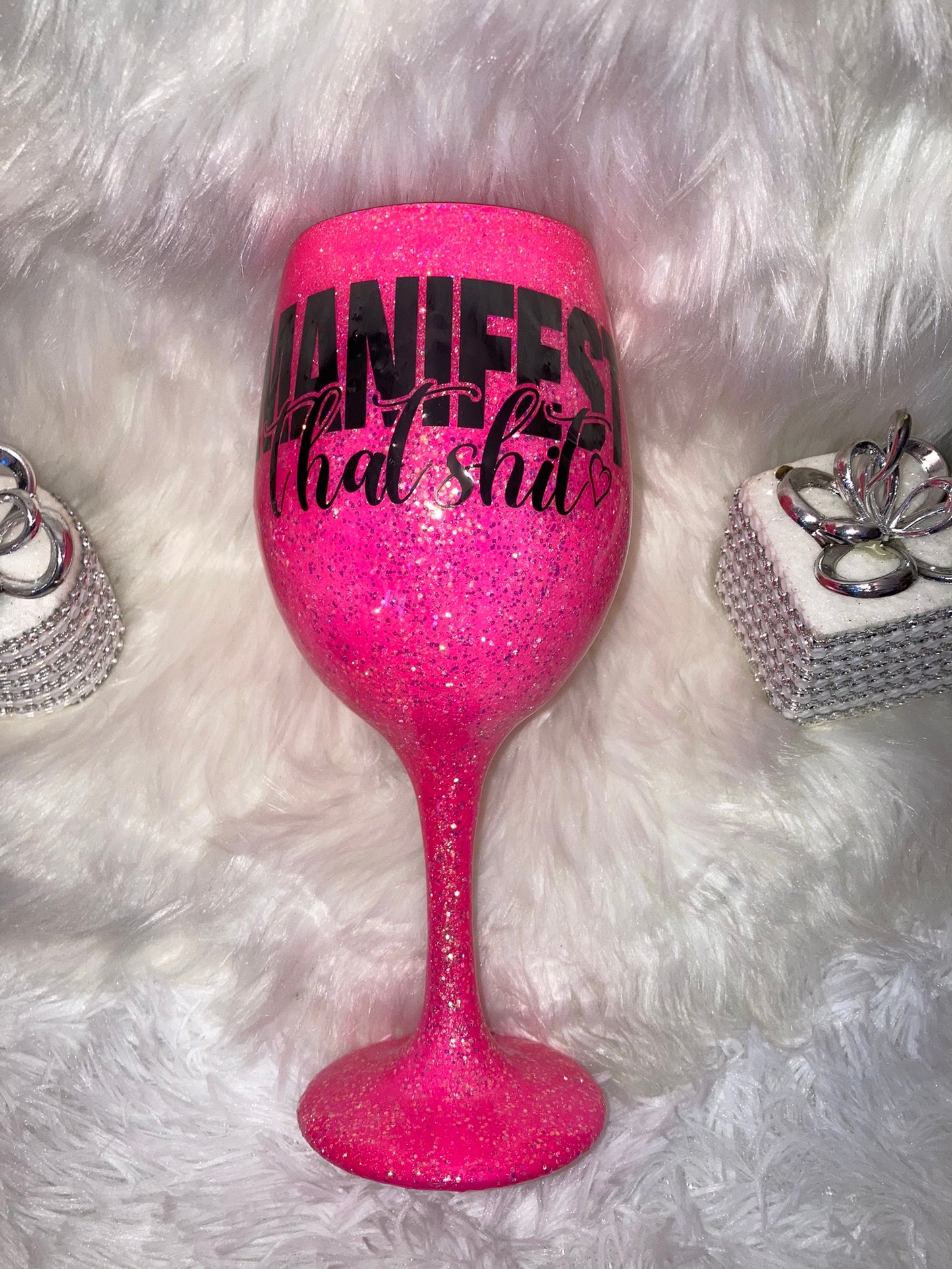 Manifest Wine Glass ~ Ready to Ship