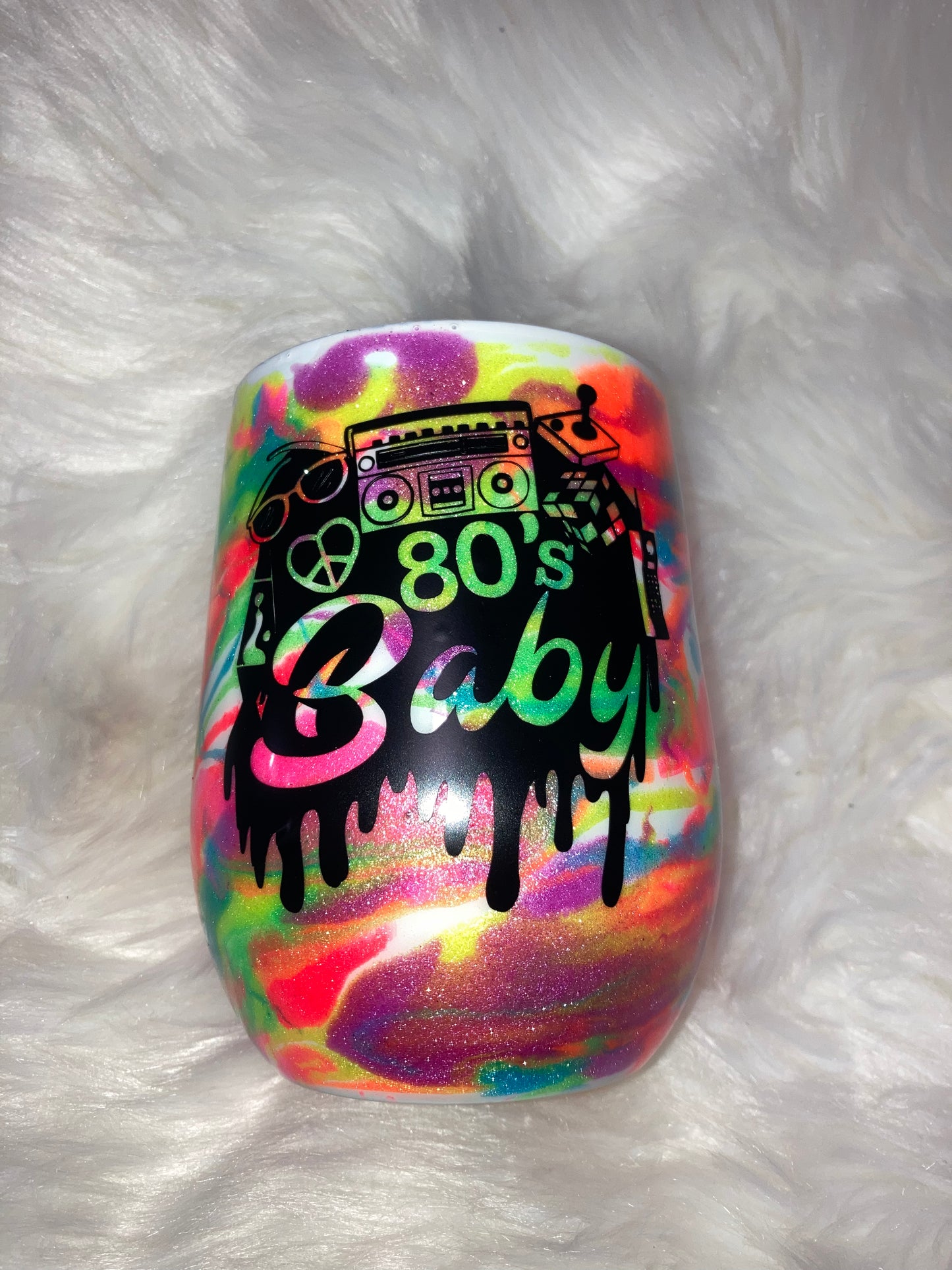 80s Baby Wine Tumbler ~ MTO