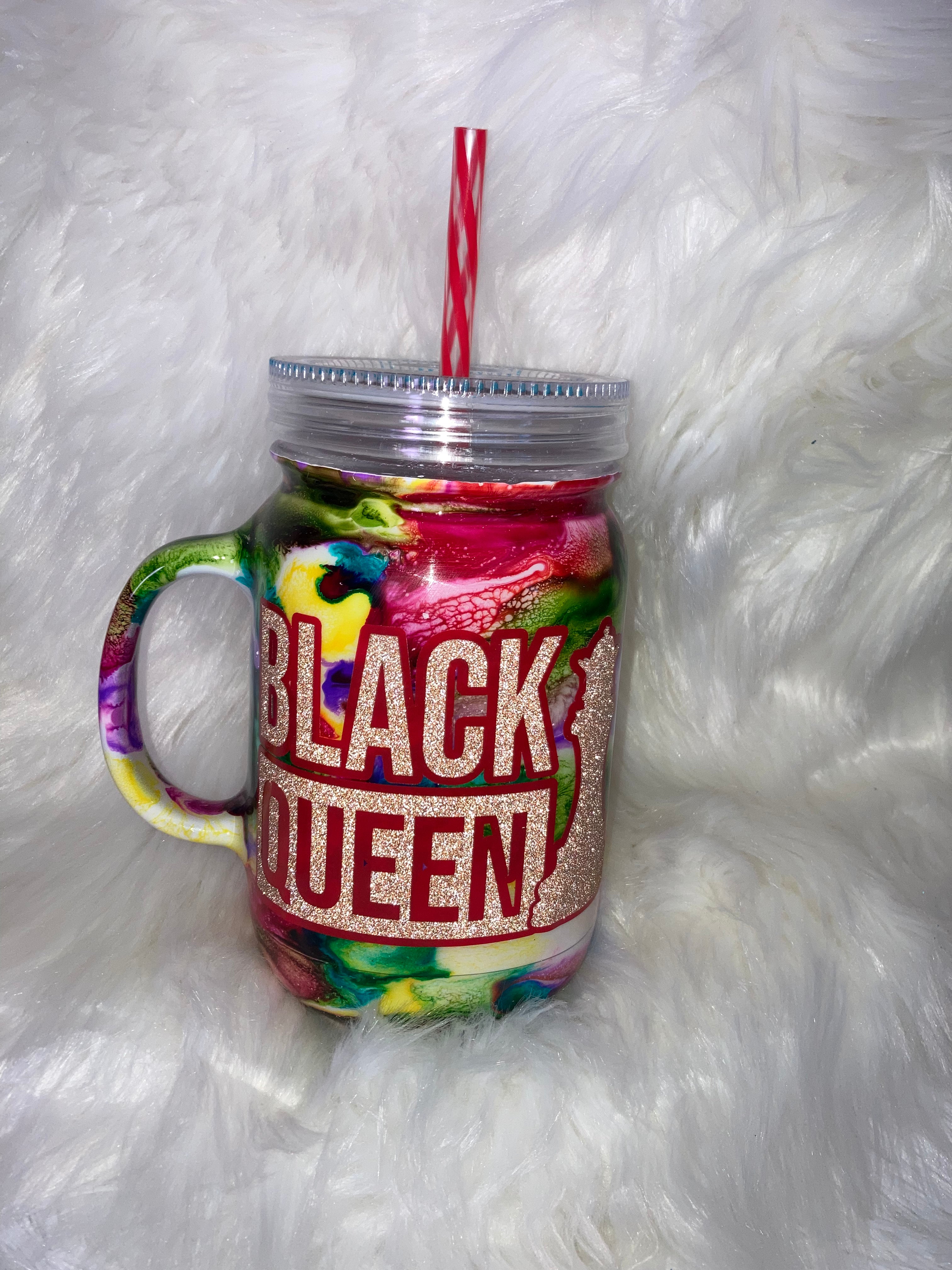 Black Queen Tumbler ~ Made to Order