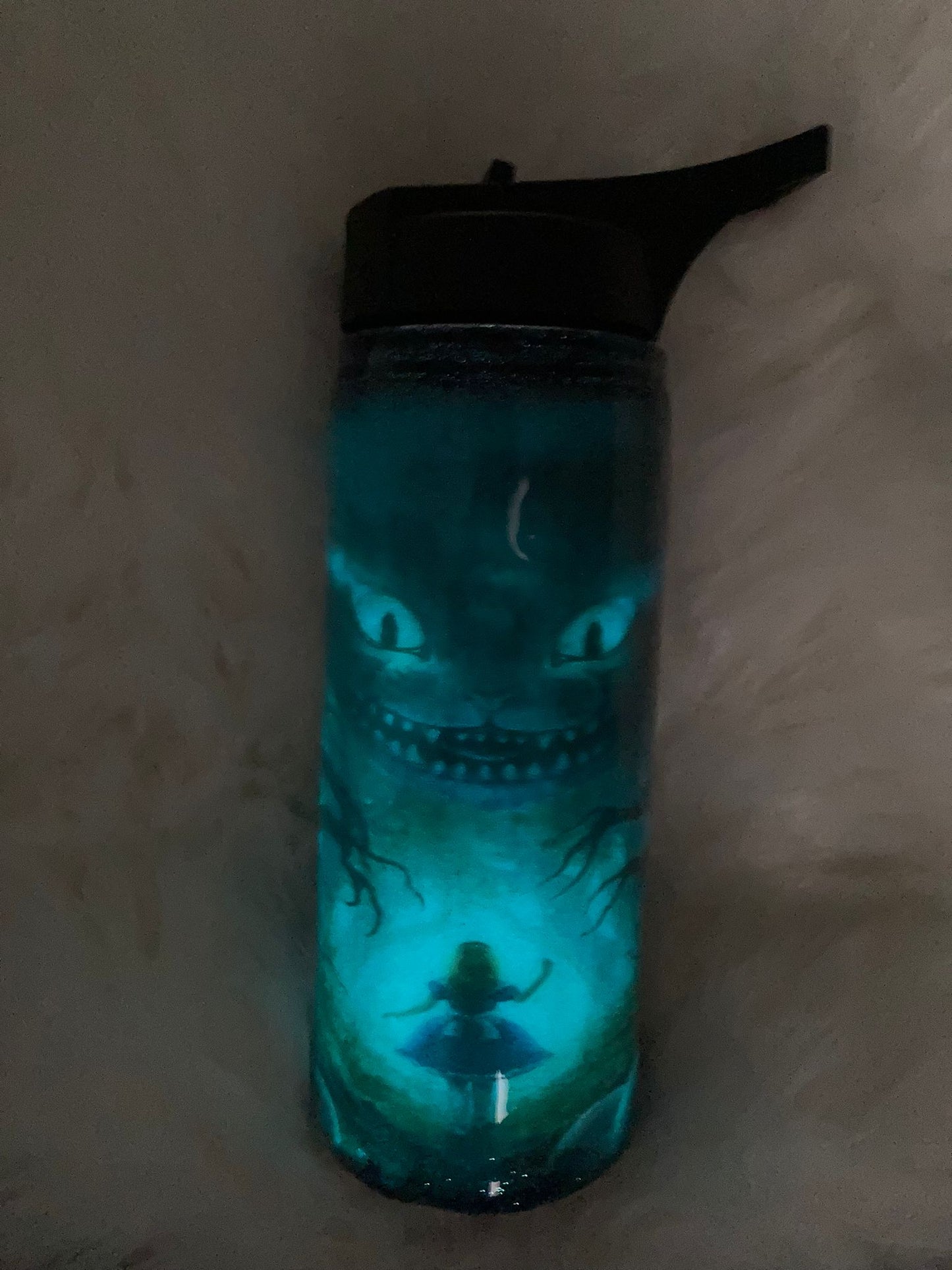 Wonderland Glow 18oz Water Bottle ~ MTO