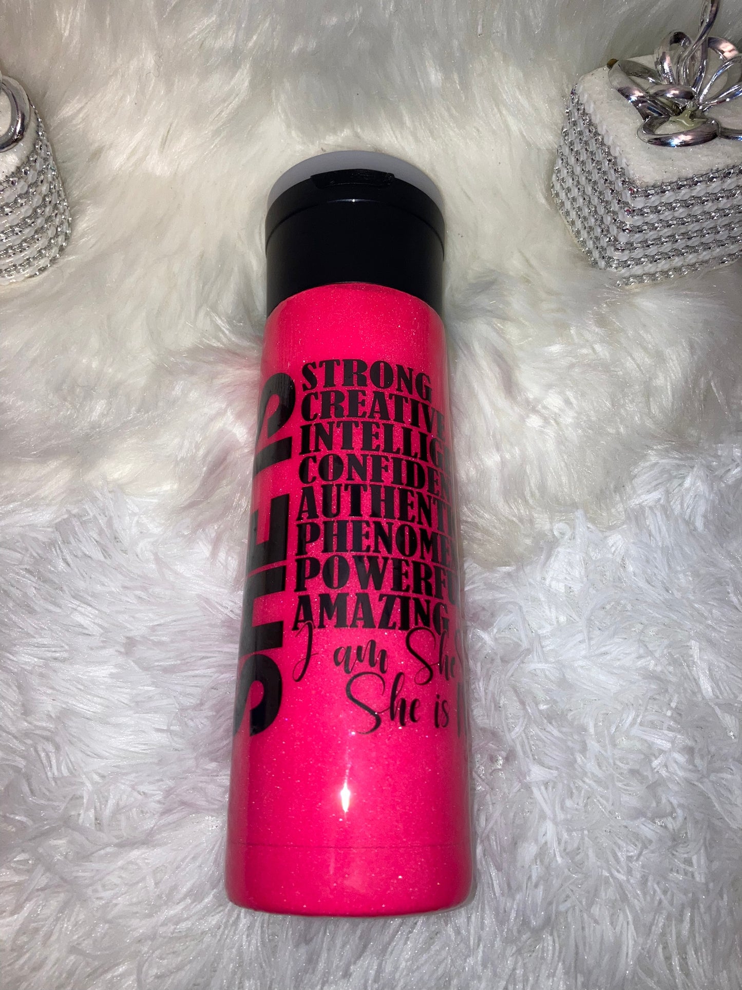 She is Me Bluetooth Tumbler ~ Made to Order