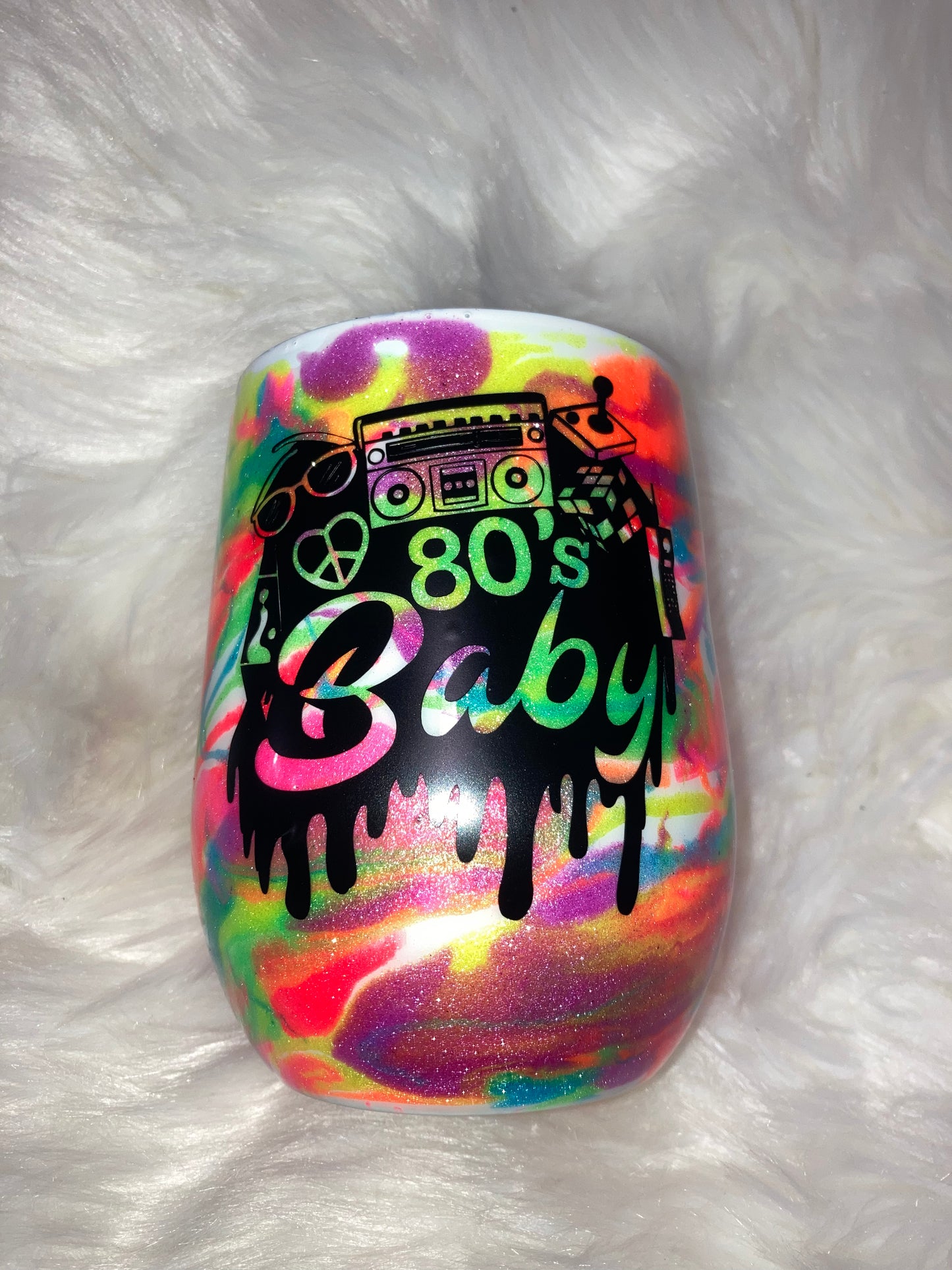 80s Baby Wine Tumbler ~ MTO