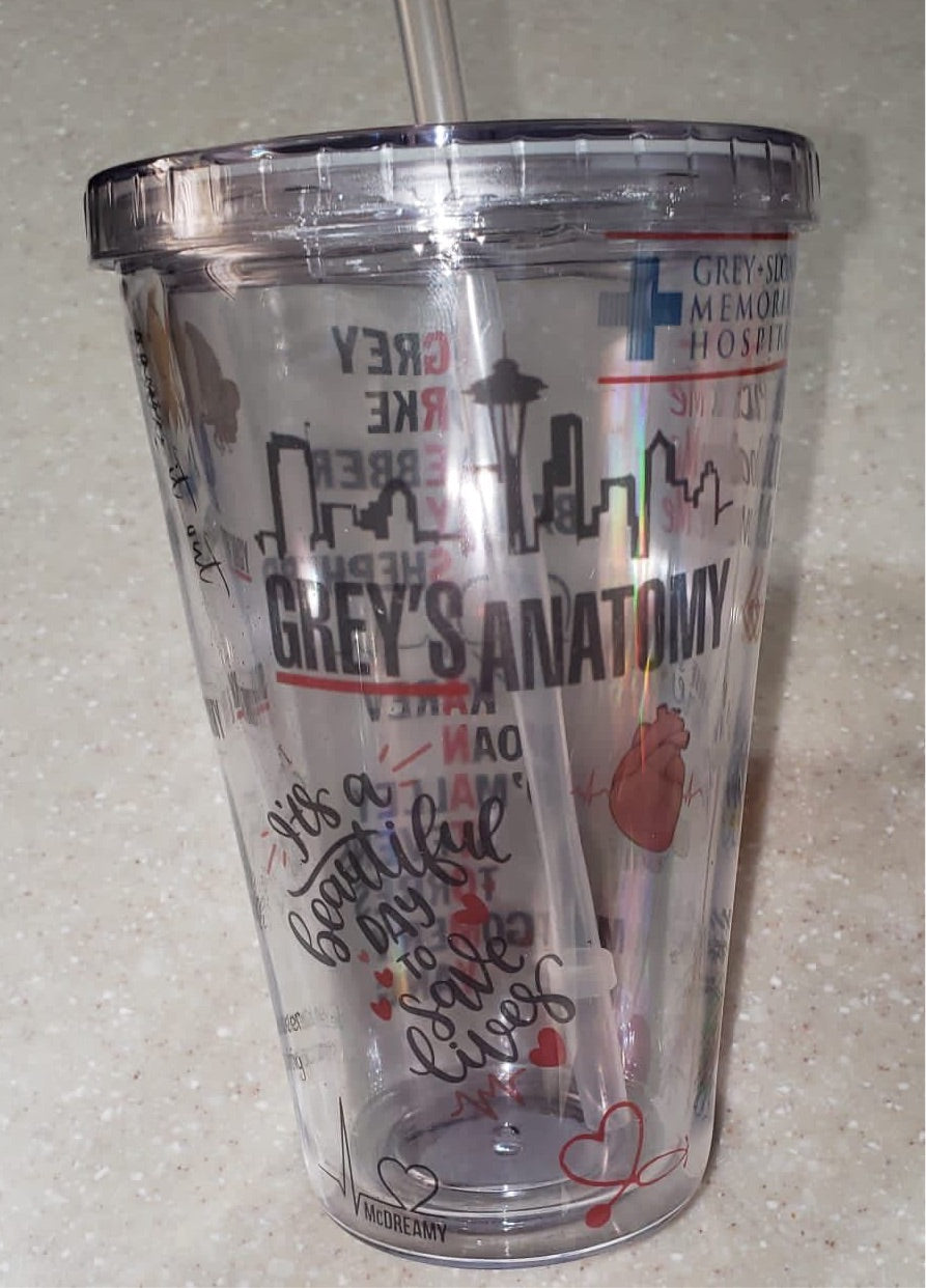 Greys Acrylic Tumbler