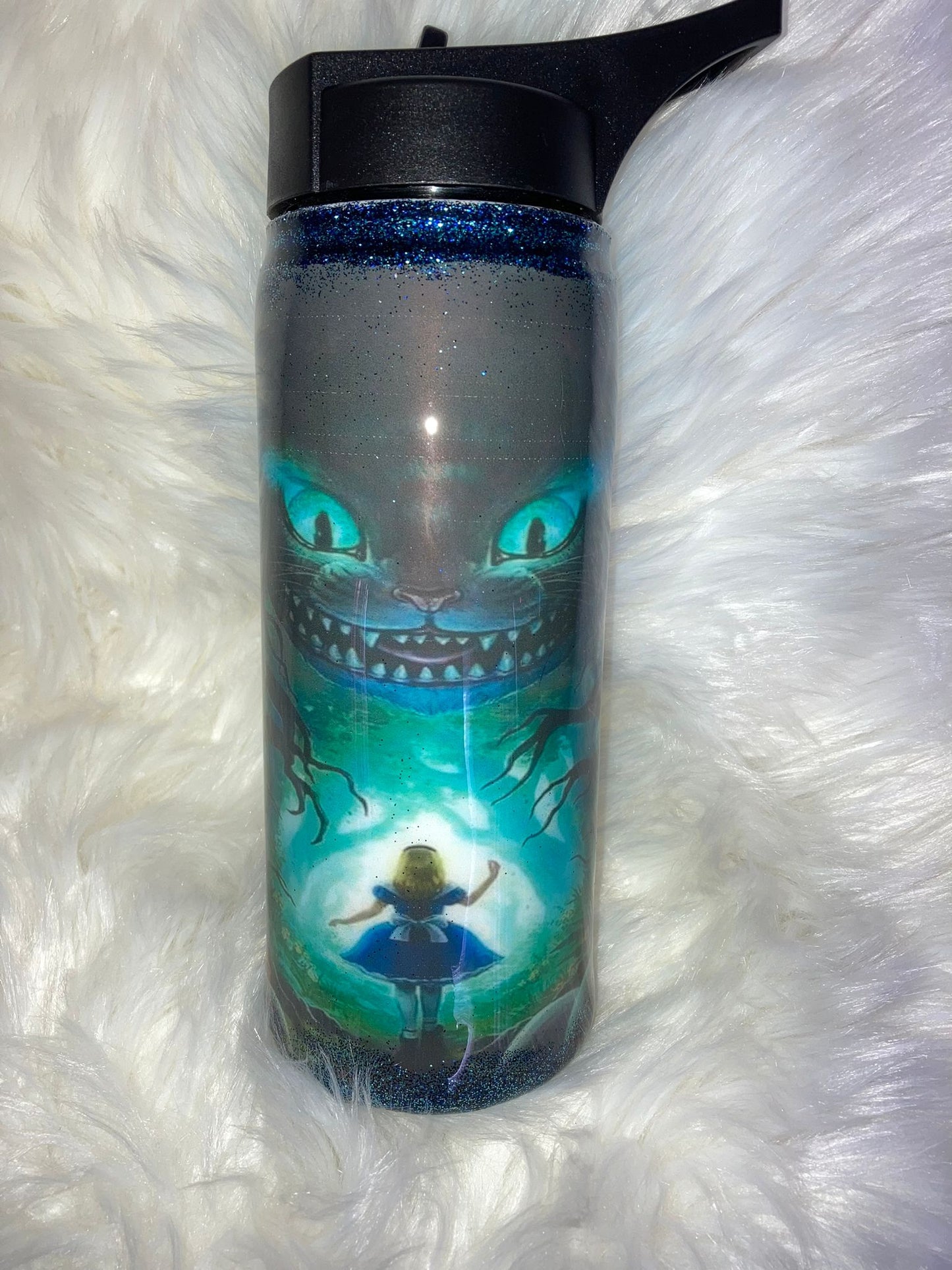 Wonderland Glow 18oz Water Bottle ~ MTO