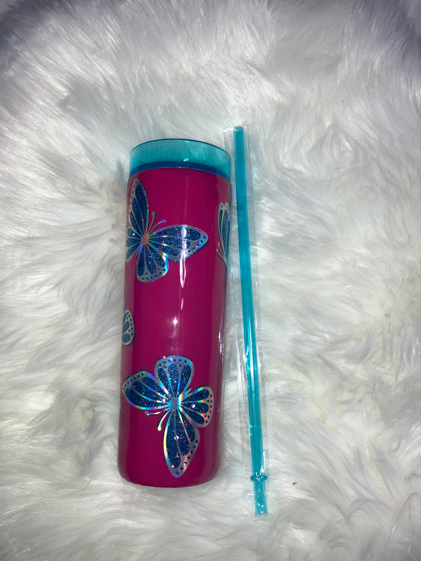 Peekaboo Butterfly Tumbler ~ Made to Order