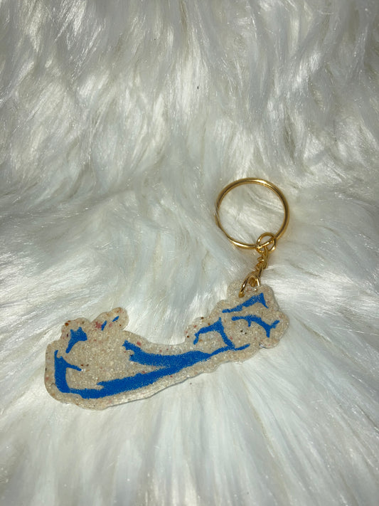 Bermuda Island Keychain ~ Made to Order