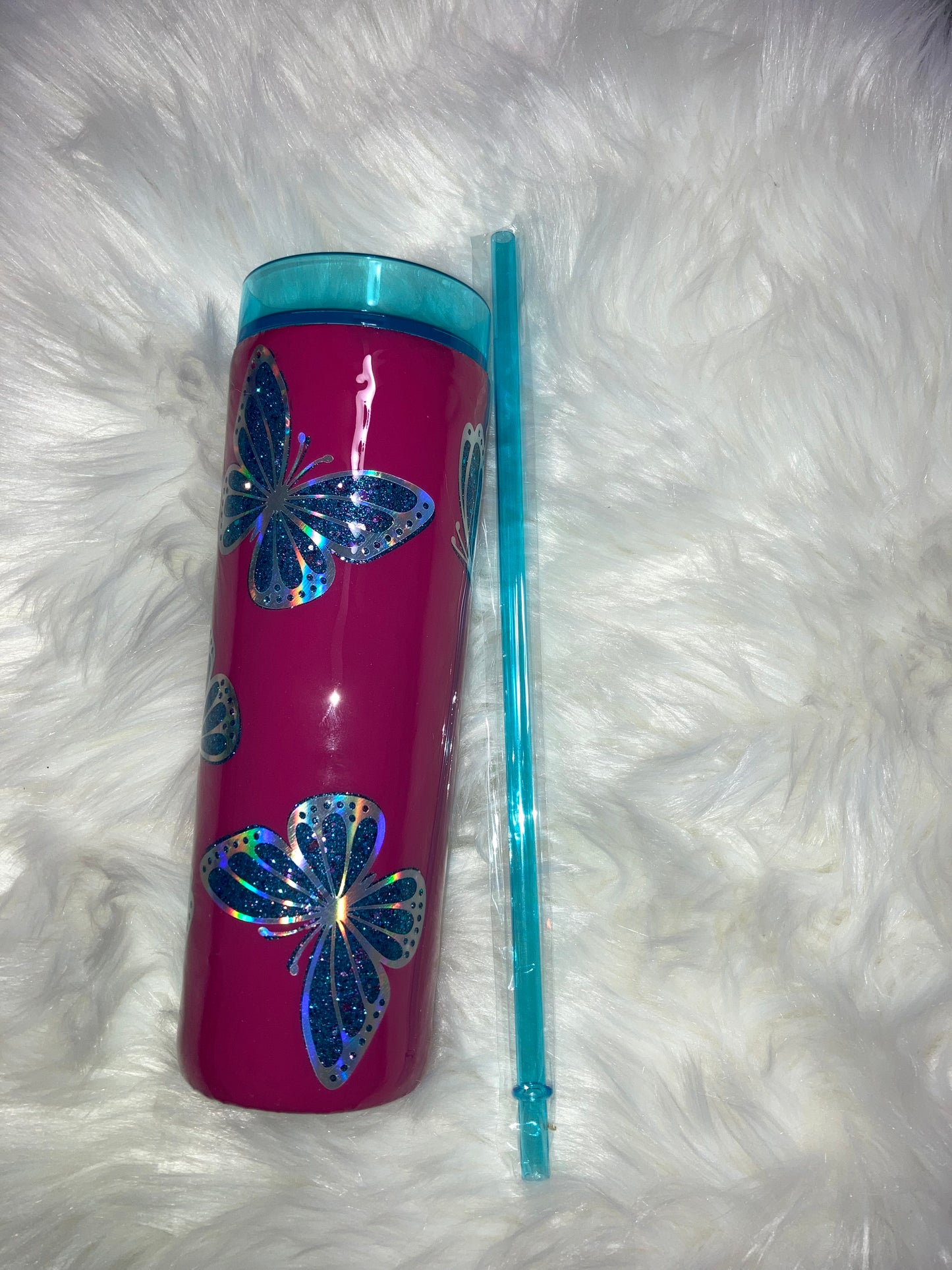 Peekaboo Butterfly Tumbler ~ Made to Order