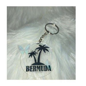 Bermuda Palm Keychain ~ Made to Order
